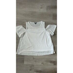 Women's lace top shoulder holes 2xl